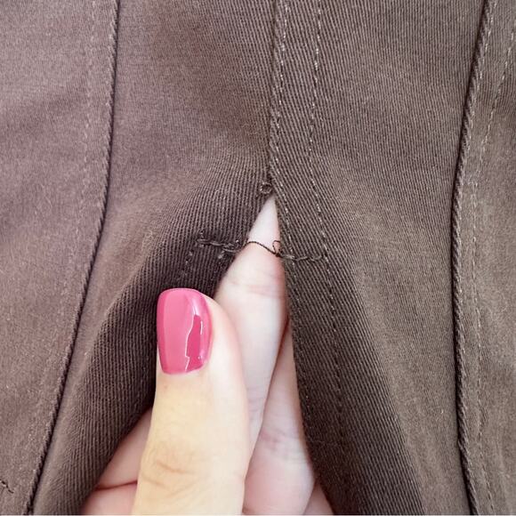 NWT Veronica Beard Morrisey Dress In Oatmeal Brown XS - Picture 7 of 9